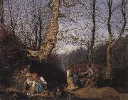 Ferdinand Georg Waldmuller Early Spring in the Vienna Woods France oil painting artist